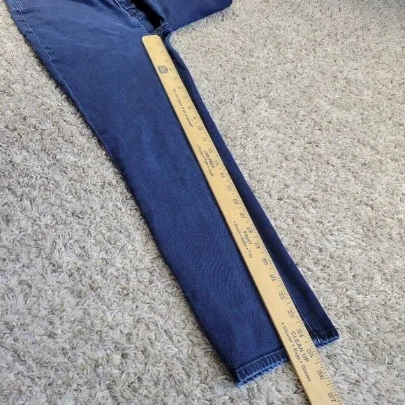 Talbots Jeans Womens 8 Heritage Crop Denim Dark Wash - Picture 5 of 8